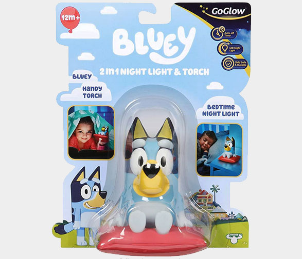 Bluey Kids Bedside Night Light and Torch