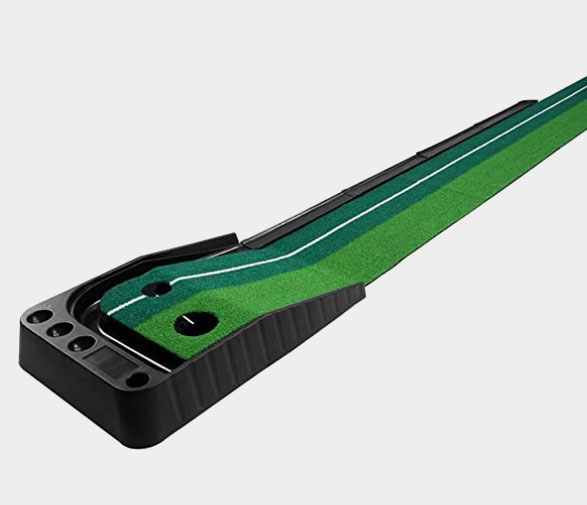 Golf Trainer Putting Green with Ball Return