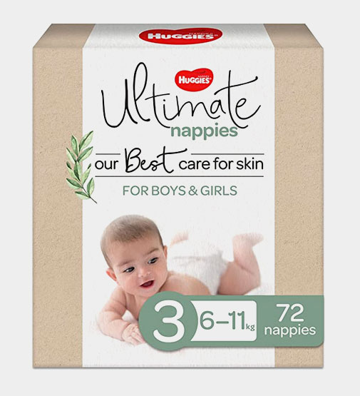 Huggies Ultimate Nappies 72 Count
